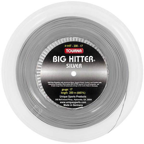 زه راکت تنیس یونیک مدل Tourna Big Hitter Silver 17، Unique Tourna Big Hitter Silver 17 Tennis Racket String