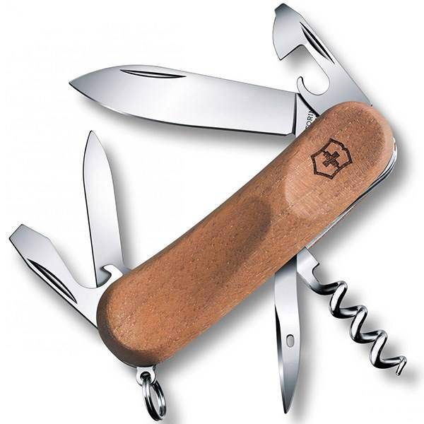 چاقوی ویکتورینوکس مدل Evo Wood 10 کد 2380163، Victorinox Evo Wood 10 2380163 Knife