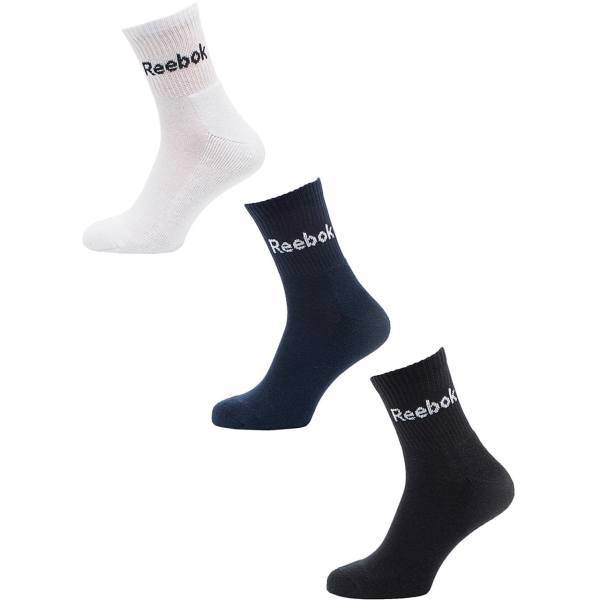 جوراب مردانه ریباک مدل SE M Mid Height بسته سه عددی، Reebok SE M Mid Height 3P For Men Socks