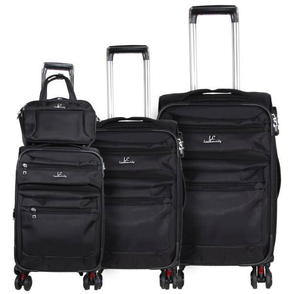 مجموعه سه عددی چمدان و یک عددی ساک ال سی مدل 1-A177، LC A177-1 Luggage 3 Pcs and Bag 1 Pcs