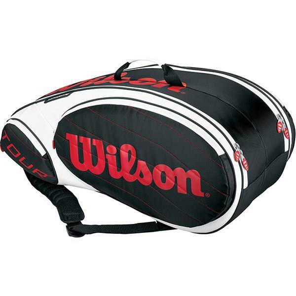 ساک تنیس ویلسون مدل Tour 9PK BKWHRD، Wilson Tour 9PK BKWHRD Tennis Bag