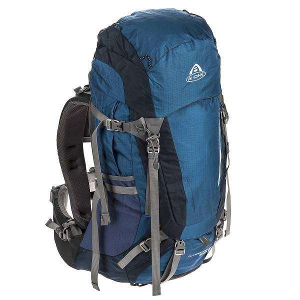 کوله پشتی کوهنوردی 55 لیتری آی وان مدل Futura Pro، Ai One Futura Pro Mountain Backpack 55 Liter