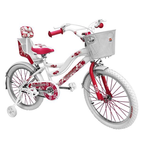 دوچرخه دخترانه شهری اپکس سایز 20 مدل Florance سفید، Apex Bicycle Florance Size 20