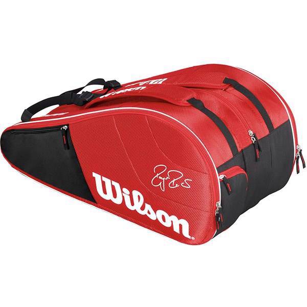 ساک تنیس ویلسون مدل Federer Team 12PK RDWH، Wilson Federer Team 12PK RDWH Tennis Bag