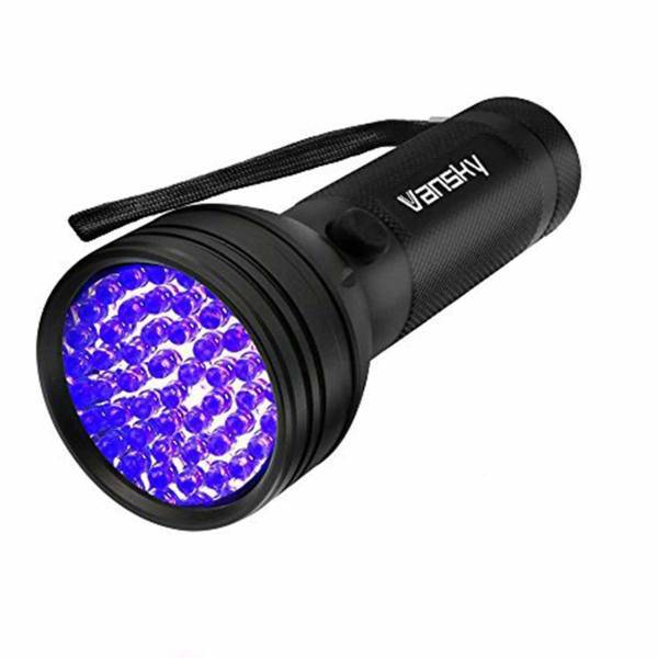 چراغ قوه UV ونسکی مدل بلک لایت، Vansky UV flashlight black light