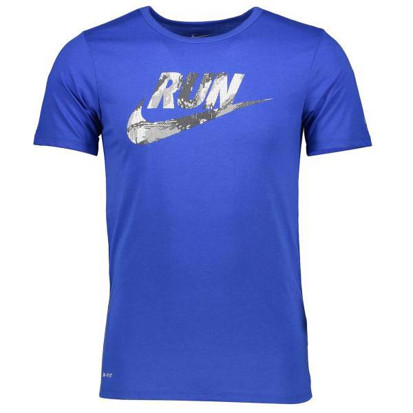 تی شرت مردانه نایکی مدل Printed Run، Nike Printed Run T-shirt For Men