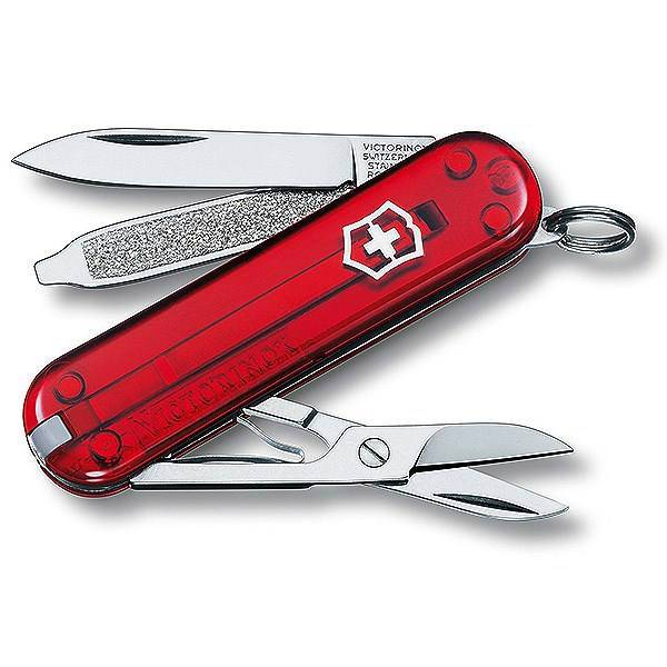 چاقوی ویکتورینوکس مدل Classic SD Red Trans کد 06223T، Victorinox Classic SD Red Trans 06223T Knife