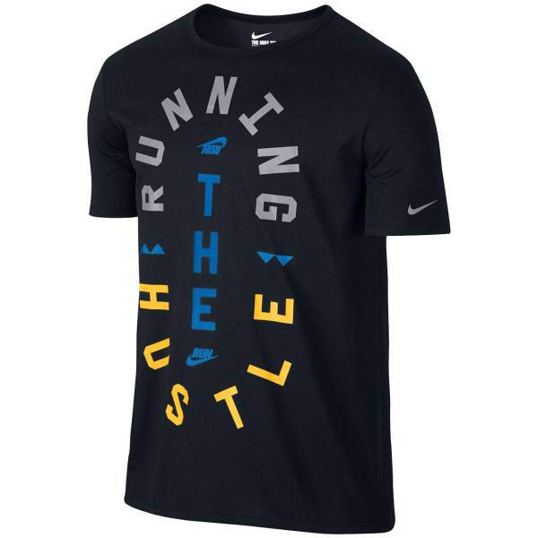 تی شرت مردانه نایکی مدل Run Hustle، Nike Run Hustle T-Shirt For Men