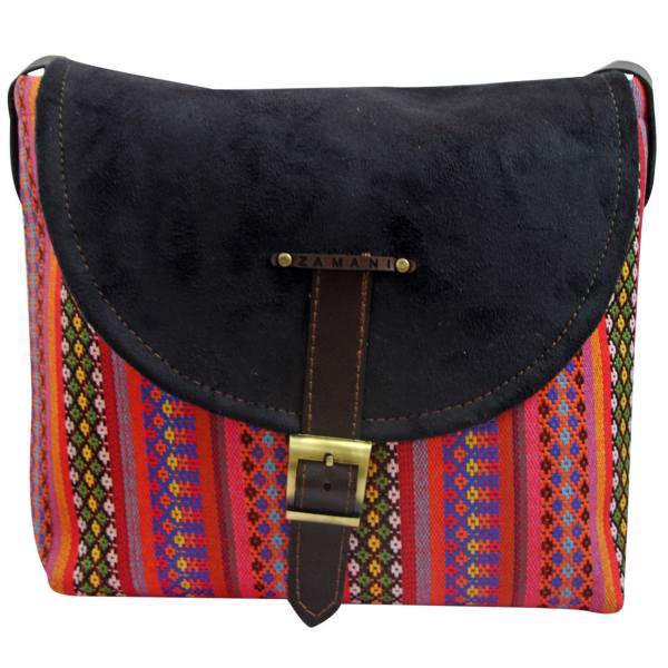 کیف دوشی زنانه پارچه ای مدل زمانی کد324، Purse 324