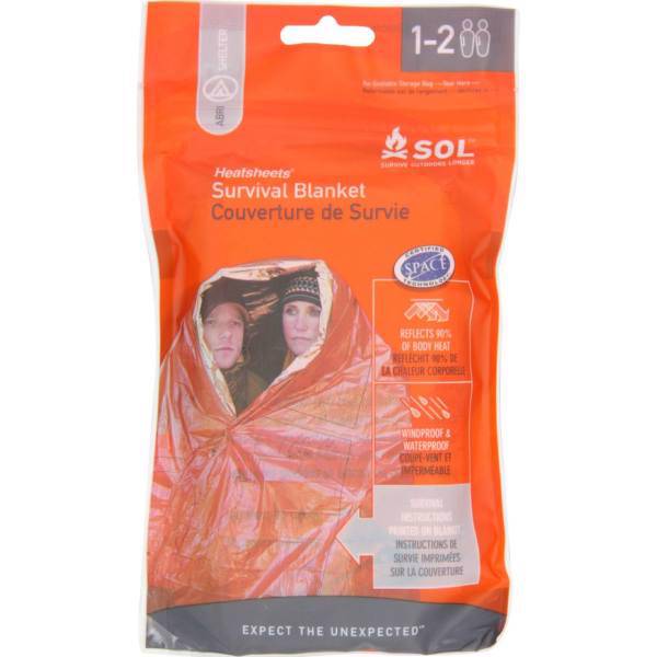 پتو نجات دو نفره سول مدل Survival، Sol Survival Blanket 2 Person