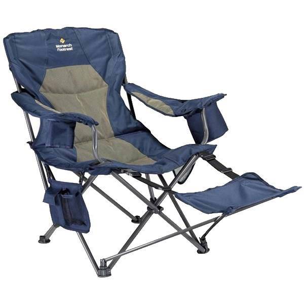 صندلی سفری اوزتریل مدل Monarch with Footrest کد FCE-MONF-B، Oztrail Monarch with Footrest Chair FCE-MONF-B