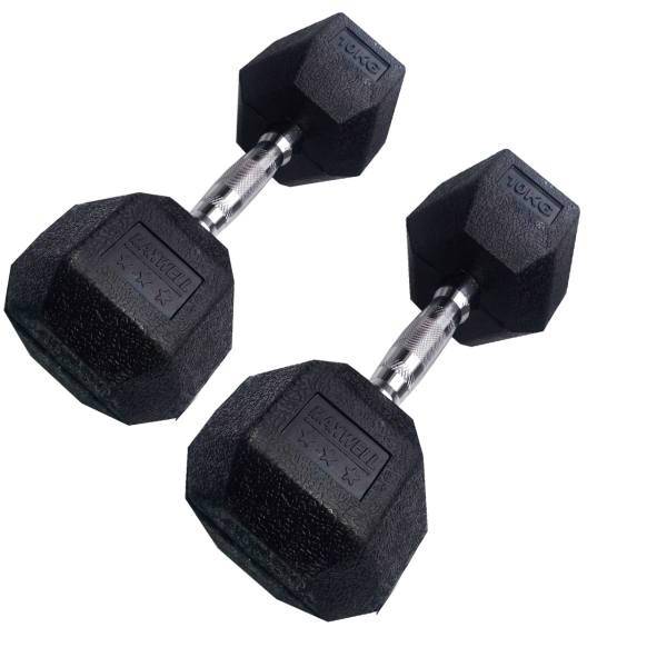 دمبل شش ضلعی ده کیلوگرمی بسته دو عددی، Sport 10kg maxwell