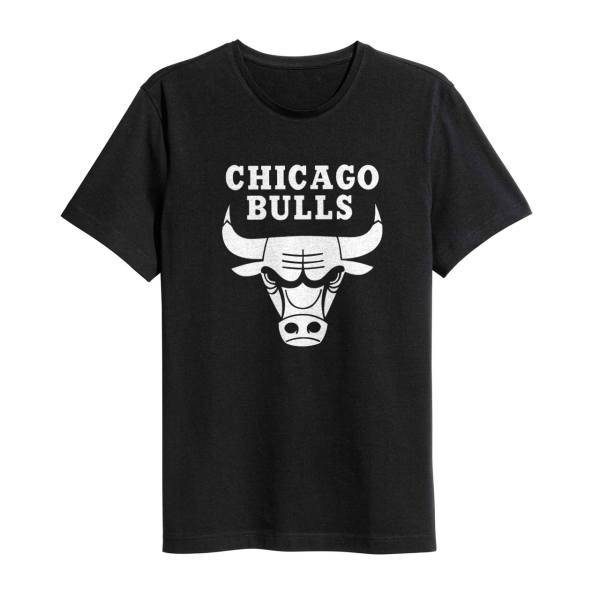 تی شرت نخی ورزشی ماسادیزان مدل شیکاگو بولز کد 217، Masa Design Tshirt Chicago Bulls 217