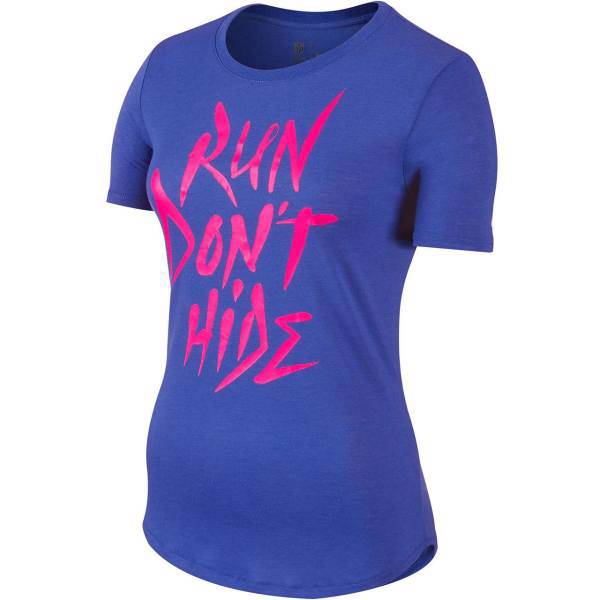 تی شرت زنانه نایکی مدل Run Dont Hide، Nike Run Dont Hide T-Shirt For Men