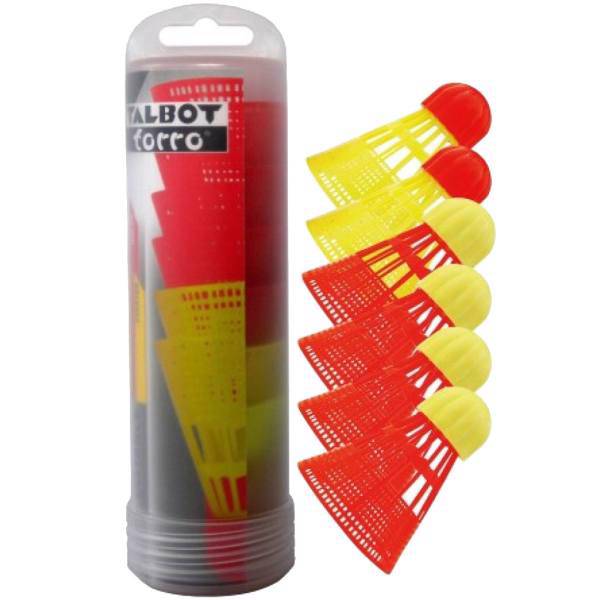 توپ بدمینتون سرعتی تالبوت تورو مدل Aerospeed بسته 6 عددی، Talbot Torro Aerospeed Badminton Ball Pack of 6
