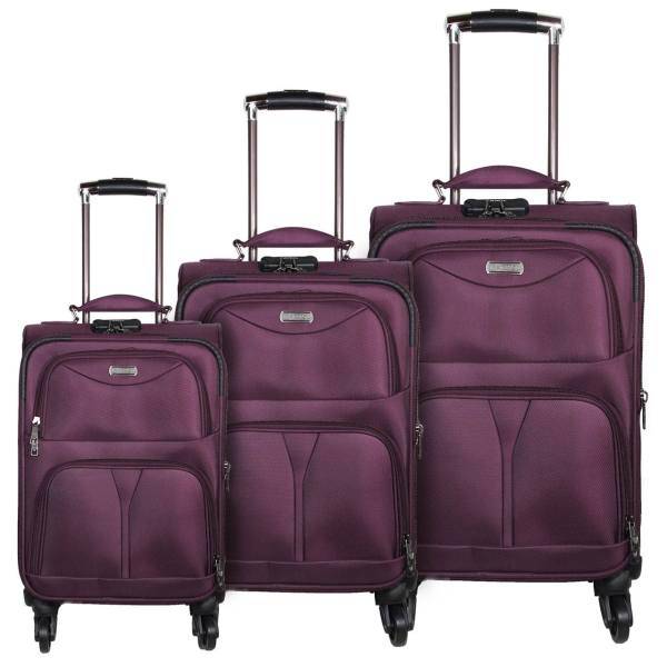 مجموعه سه عددی چمدان کمل مدل11-6040، Kamel 6040-11 Luggage 3 Pcs Trolley Case And Luggage