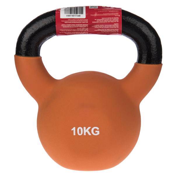 کتل بل اسکولپچر مدل Neoprene Dipped ده کیلوگرمی، Body Sculpture Neoprene Dipped Kettlebell 10 Kg