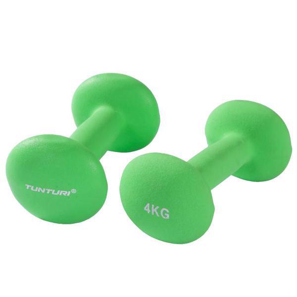 دمبل 4 کیلوگرمی تنتوری بسته 2 عددی، 4Kg Tunturi Dumbbell pack of 2