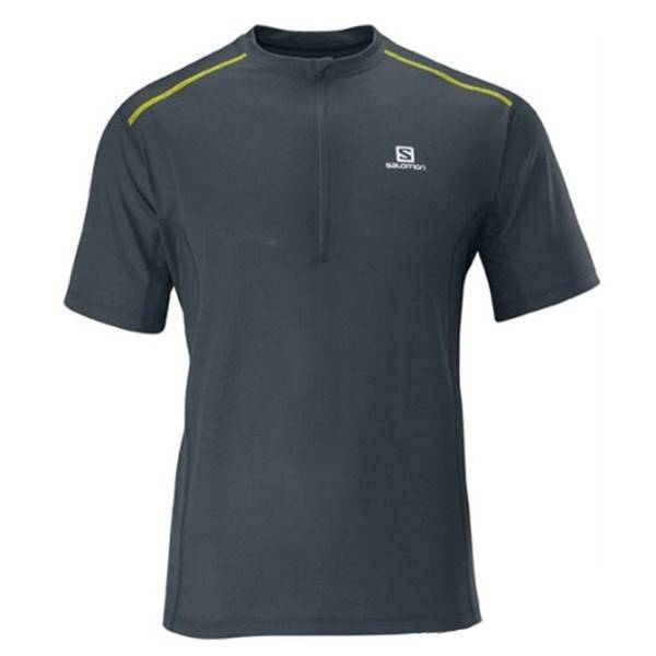 تی شرت مردانه سالومون مدل Trail Zip Tee، Salomon Trail Zip Tee T-shirt For Men