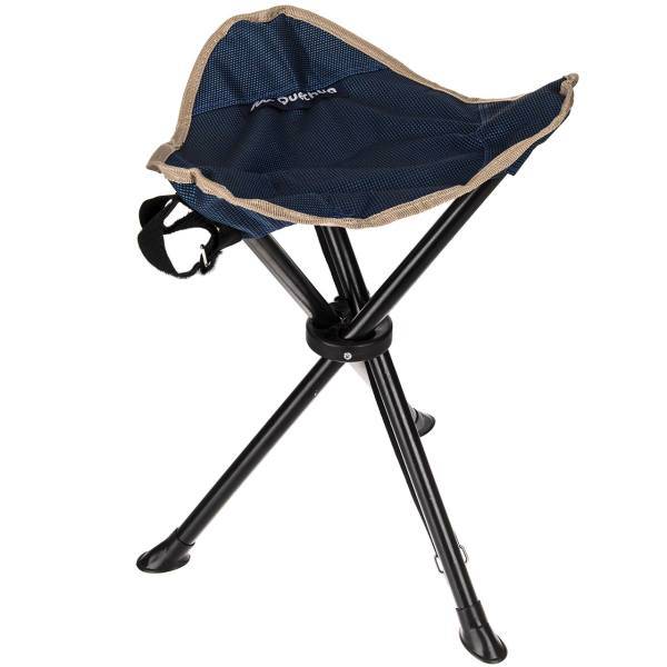 سه پایه سفری تاشو کوچوآ مدل SS14، Quechua SS14 Folding Tripod Camp Stool