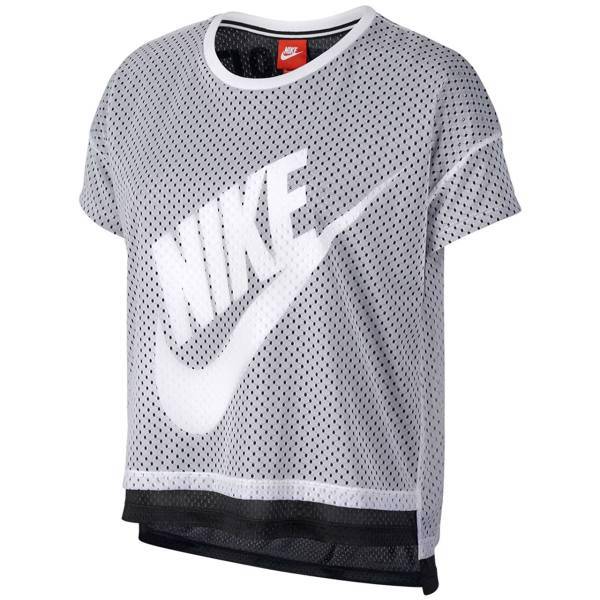 تی شرت زنانه نایکی مدل Mesh Crop، Nike Mesh Crop T-shirt For Women