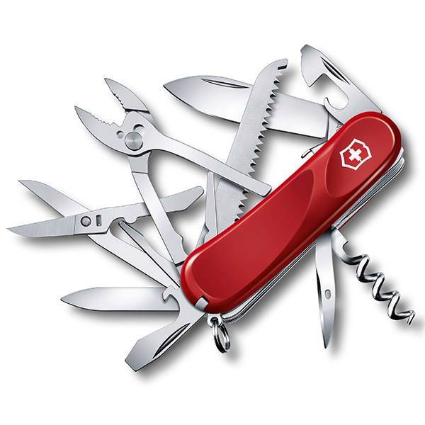 چاقوی ویکتورینوکس مدل Evolution S52 Red کد 23953SE، Victorinox Evolution S52 Red 23953SE Knife