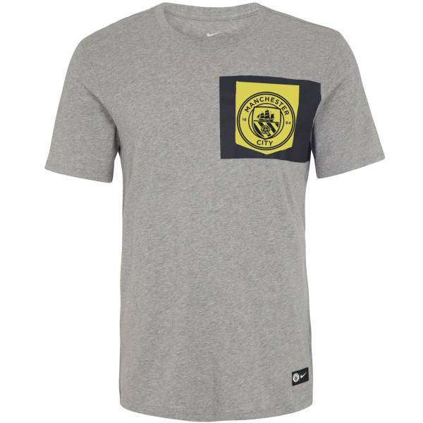 تی شرت آستین کوتاه مردانه نایکی مدل Manchester City FC Crest، Nike Manchester City FC Crest Short Sleeve T-Shirt For Men