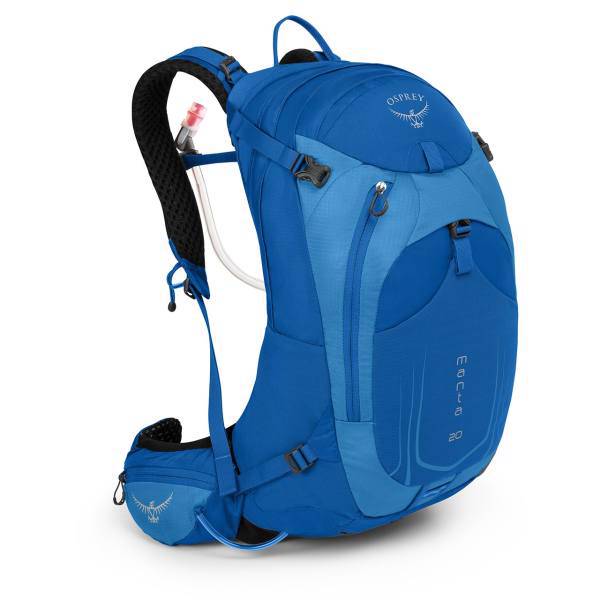 کوله پشتی آسپری مدل manta AG 20 with Res Sonic Blue O/S، Osprey manta AG 20 with Res Sonic Blue O/S
