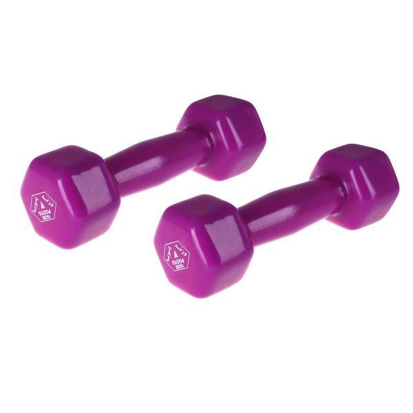 دمبل شش‌ ضلعی 1.5 کیلوگرمی پویا بسته 2 عددی، 1.5Kg Hexagonal Pooya Dumbbell Pack Of 2