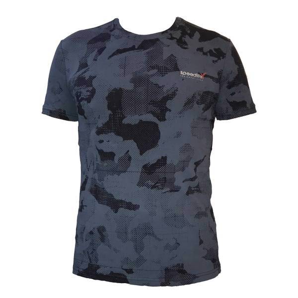 تی شرت ورزشی مردانه اسپیدلایف مدل D.BLUE، Speedlife SMOKED Tshirt For Men
