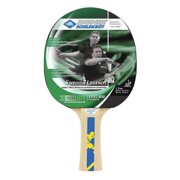 راکت پینگ پنگ دانیک شیلدکروت مدل Swedish Legends 400 کد 713204، Donic Schildkrot Swedish Legends 400 713204 Ping Pong Racket