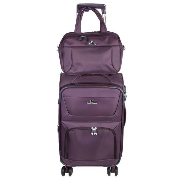مجموعه دو عددی ساک و چمدان ال سی مدل 11-2-20-4-A149، LC A149-4-20-2-11 Bag and Luggage Set 2 Pcs