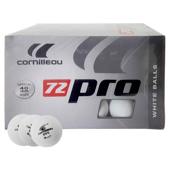 توپ پینگ پنگ کورنلیو مدل Pro بسته 72 عددی، Cornilleau Pro Ping Pong Balls Pack Of 72