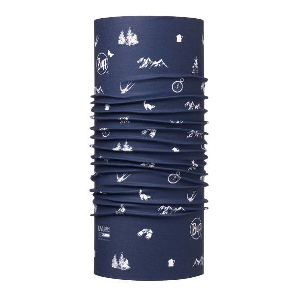 دستمال سر و گردن باف مدل Campfire Dark Navy، Buff Campfire Dark Navy Headwear