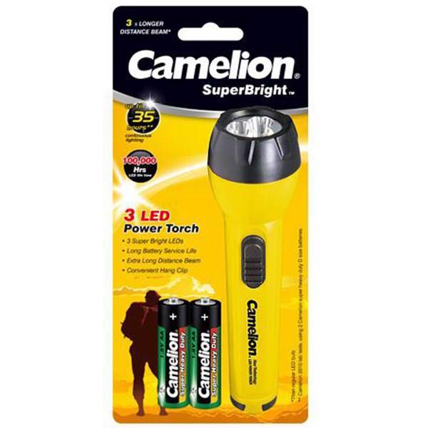 چراغ قوه کملیون کد Superbright مدل FL3L2AA، Camelion Superbright FL3L2AA Camping Flashlight