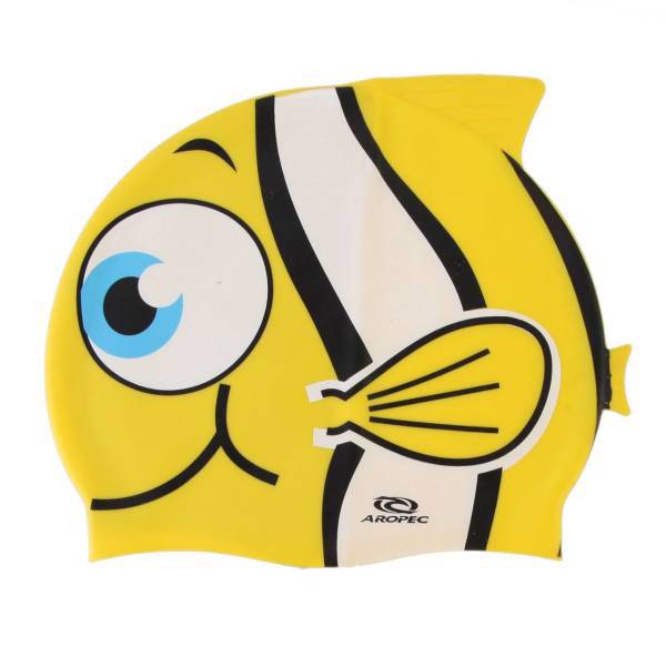 کلاه شنای بچه گانه آروپک مدل Clown Fish، Aropec Clown Fish Swimming Cap for Kids