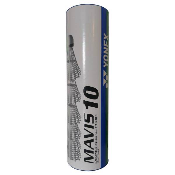 توپ بدمینتون یونکس مدل سفید Mavis 10 بسته 6 عددی، Yonex white Mavis 10 Badminton Ball Pack of 6