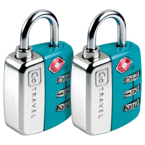 مجموعه دو عددی قفل رمزی گوتراول مدل 1143779، Go Travel 1143779 Combination Lock Set Of 2