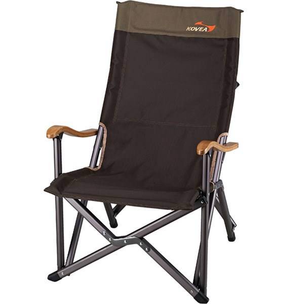 صندلی سفری کووآ مدل Field Luxary Black کد KR8CH0201، Kovea Field Luxary Black KR8CH0201 Camping Chair