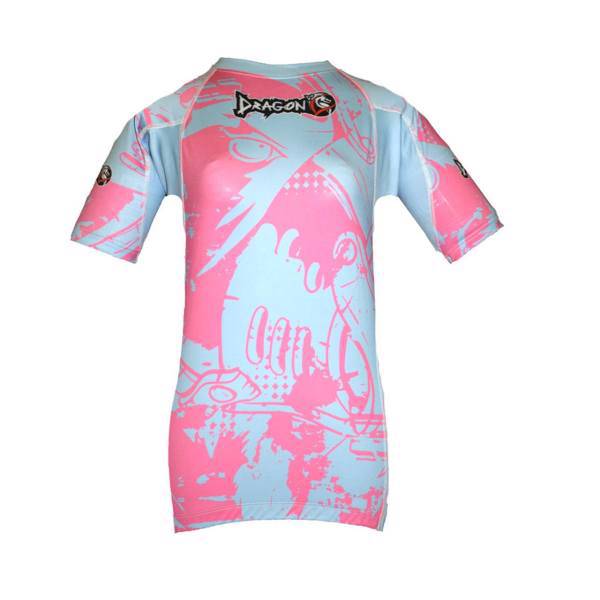 تی شرت آستین کوتاه ورزشی زنانه دراگون دو مدل Rashguard 161102، Dragon Do Rashguard 161102 Short Sleeve T Shirt For Women