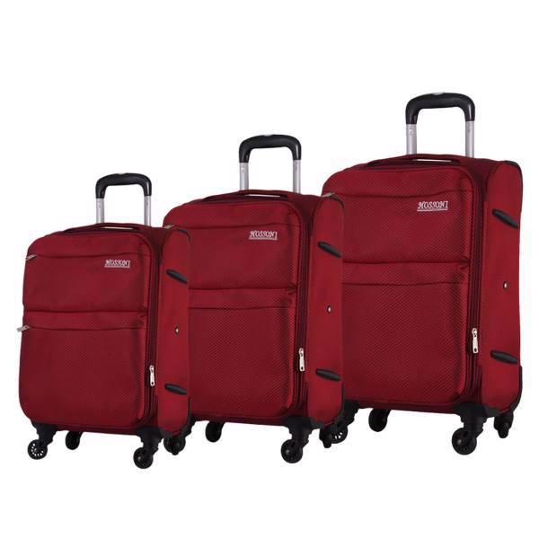 مجموعه سه عددی چمدان هوسنی مدل 7-8018، Hossoni 8018-7 Luggage 3 Pcs