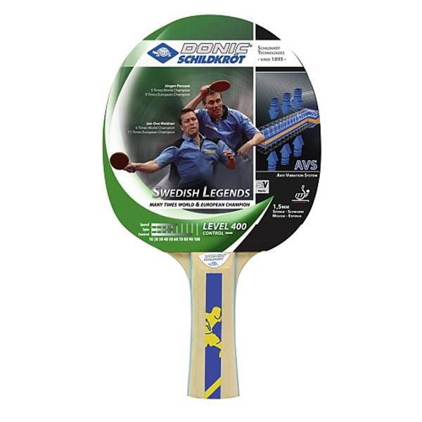 راکت پینگ پنگ دانیک شیلدکروت مدل Swedish Legends 400 کد 713205، Donic Schildkrot Swedish Legends 400 713205 Ping Pong Racket