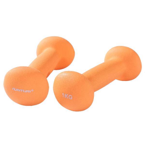 دمبل 1 کیلوگرمی تنتوری بسته 2 عددی، 1Kg Tunturi Fantesy Dumbbell pack of 2