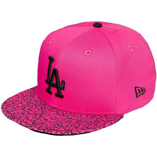 کلاه کپ زنانه نیو ارا مدل Crackled Bright LA Dodger، New Era Crackled Bright LA Dodgers Cap For Women