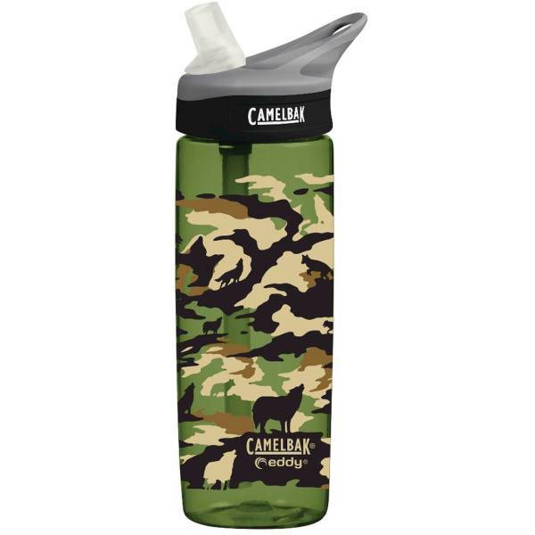 قمقمه کمل بک مدل Eddy Camo Wolf ظرفیت 0.6 لیتر، Camelbak Eddy Camo Wolf Water Bottle 0.6 Liter