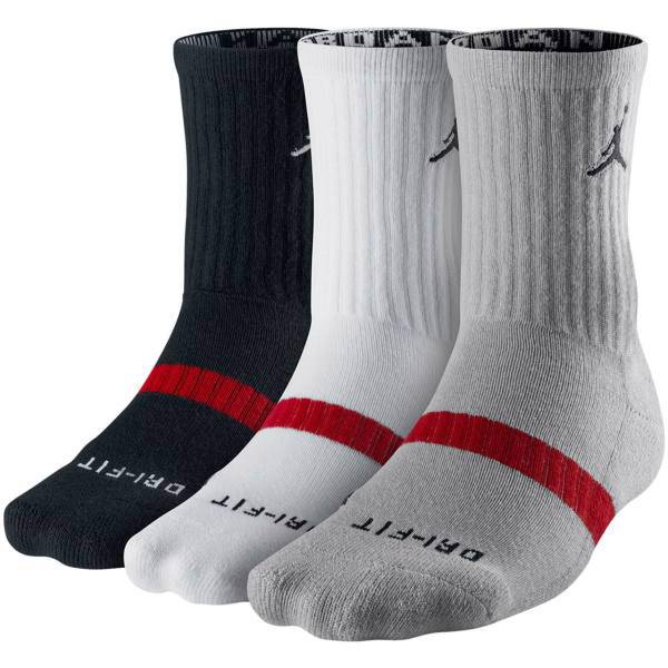 جوراب نایکی مدل Jordan بسته 3 عددی، Nike Jordan Socks Pack Of 3