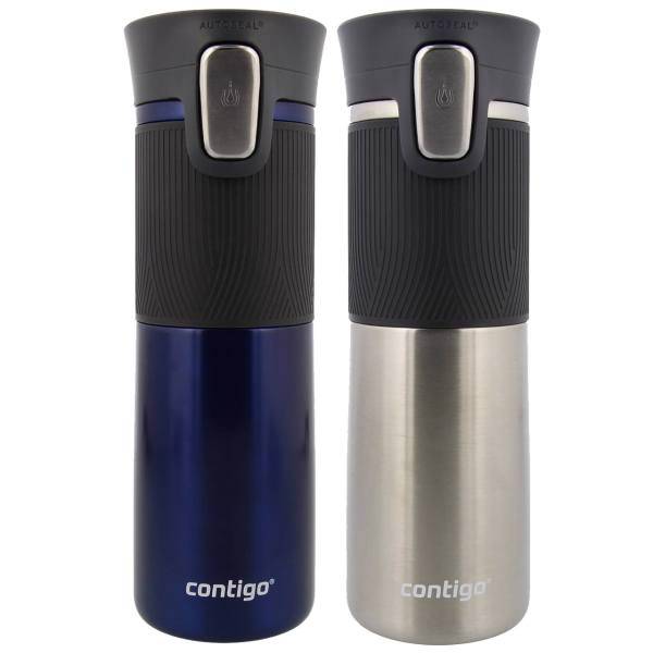 ماگ مسافرتی کانتیگو مدل Spill-Proof حجم 473 میلی لیتر بسته 2 عددی، Contigo Spill-Proof 473 mil Mug 2PCS