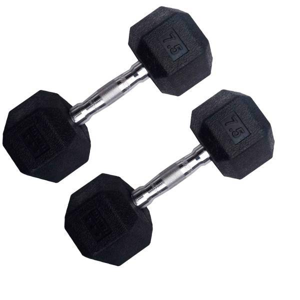 دمبل مکسول مدل 6ضلعی 7.5کیلوگرمی بسته دو عددی، Sport 7.5kg maxwell