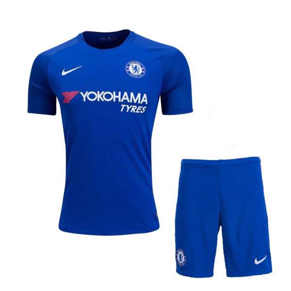 پیراهن و شورت چلسی مدل 17/18، Chelsea Home Soccer Jersey 17-18