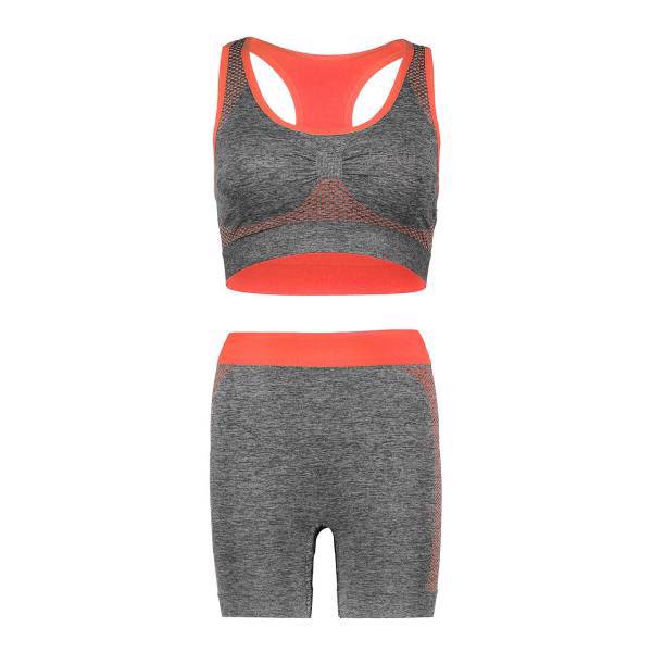ست نیم تنه و شلوارک زنانه شهر شیک مدل CL818 4، Shahr e Shik CL818 Top And Shorts For Women